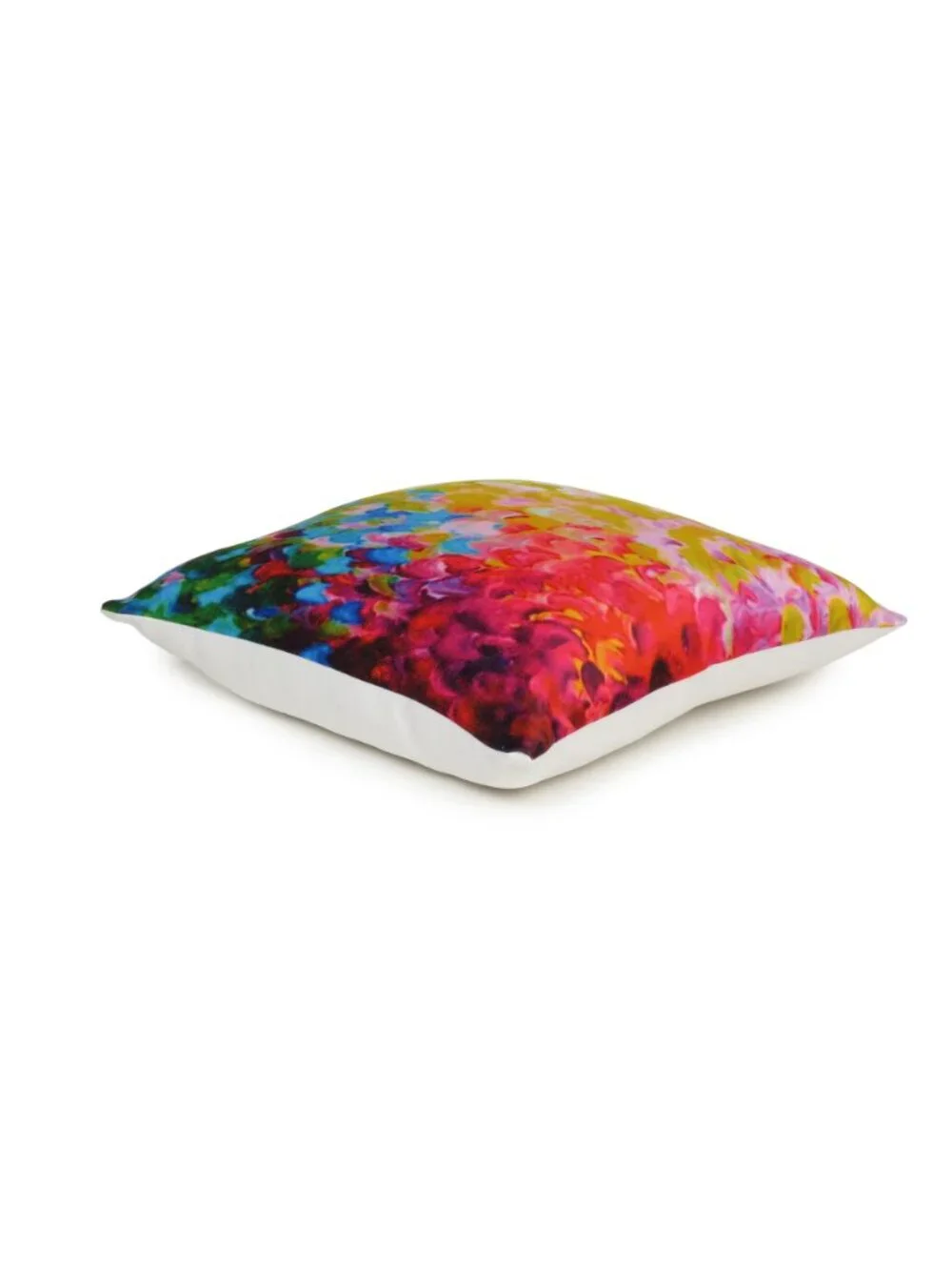 Oussum Cotton Pillow Case Floral Printed Multicolor Cushion Cover Set of 2